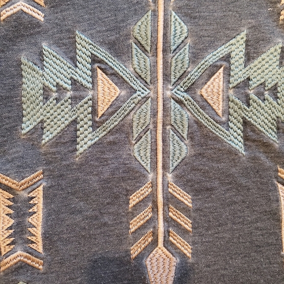 Ariat aztec tribal hoodie sweatshirt size small - Picture 8 of 8